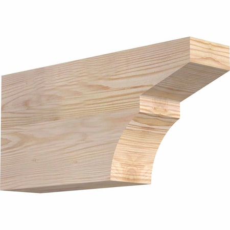 Ekena Millwork Monterey Smooth Rafter Tail, Douglas Fir, 3 1/2"W x 8"H x 16"L RFT04X08X16MON00SDF